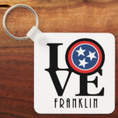 Porte-clés LOVE Franklin Tennessee (Recto)