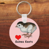 Porte-clés Love Guinée Keets (Recto)