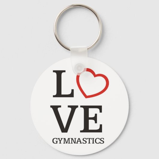 Porte-clés LOVE Gymnastique (Recto)