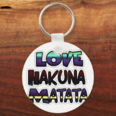 Porte-clés Love Hakuna Matata Cadfts (Recto)