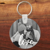 Porte-clés Love Handwriting Script Keychain Gift (Recto)