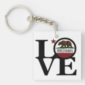 Porte-clés LOVE Healdsburg Californie (Devant)