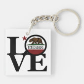 Porte-clés LOVE Healdsburg Californie (Dos)