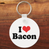 Porte-clés Love Heart Bacon (Recto)