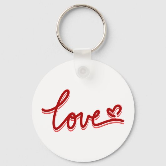 Porte-clés Love Heart Saint-Valentin (Recto)