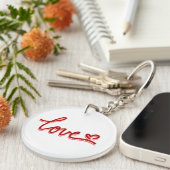 Porte-clés Love Heart Saint-Valentin (Devant droit)