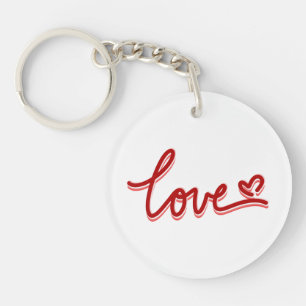 Porte-clés Love Heart Saint-Valentin
