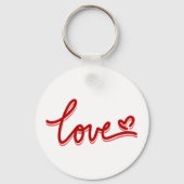 Porte-clés Love Heart Valentines (Verso)