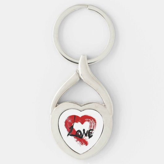 Porte-clés Love Hearts Porte - clé (Devant)