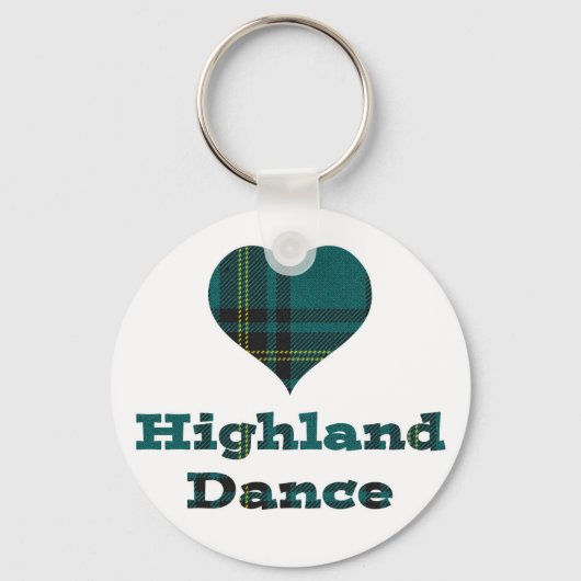 Porte-clés Love Highland Dance (Recto)