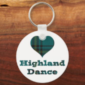Porte-clés Love Highland Dance (Recto)