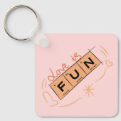 Porte-clés Love Is Fun (Recto)