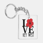 Porte-clés LOVE Key West Florida (Devant gauche)