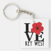 Porte-clés LOVE Key West Florida (Devant)