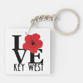 Porte-clés LOVE Key West Florida (Dos)