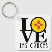 Porte-clés LOVE Las Cruces Nouveau-Mexique (Recto)