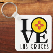 Porte-clés LOVE Las Cruces Nouveau-Mexique (Recto)