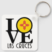 Porte-clés LOVE Las Cruces Nouveau-Mexique (Dos)