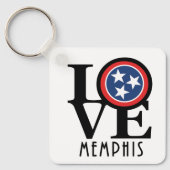 Porte-clés LOVE Memphis Tennessee (Recto)
