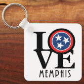 Porte-clés LOVE Memphis Tennessee (Recto)