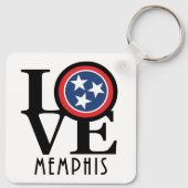 Porte-clés LOVE Memphis Tennessee (Dos)