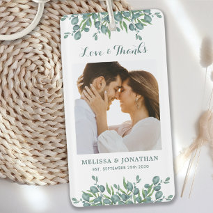 Porte-clés Love & Merci Eucalyptus Greenery Mariage photo