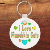 Porte-clés Love Munchkin Cats (Recto)