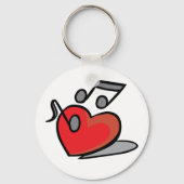 Porte-clés Love Music (Recto)