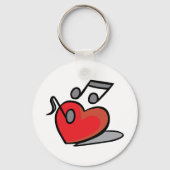 Porte-clés Love Music (Verso)