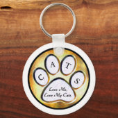 Porte-clés Love My Cats Porte - clé (Recto)