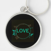 Porte-clés Love Name Beautiful Printed Premium Round Cool (Devant)
