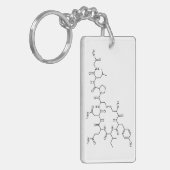 Porte-clés love ocytocine chemical formula chemiselement s (Devant gauche)