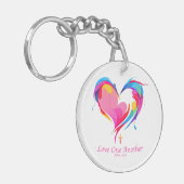 Porte-clés Love One Another Bible Verse John 1334 (Devant gauche)