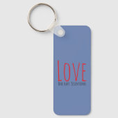 Porte-clés Love - One Heart. Seven Forms Acrylic Keychain (Recto)