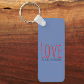 Porte-clés Love - One Heart. Seven Forms Acrylic Keychain (Recto)