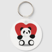 Porte-clés Love Pandas (Recto)