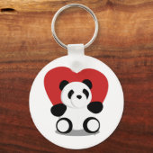 Porte-clés Love Pandas (Recto)