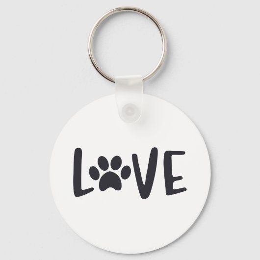 Porte-clés LOVE Paw (Recto)