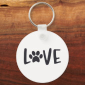 Porte-clés LOVE Paw (Recto)