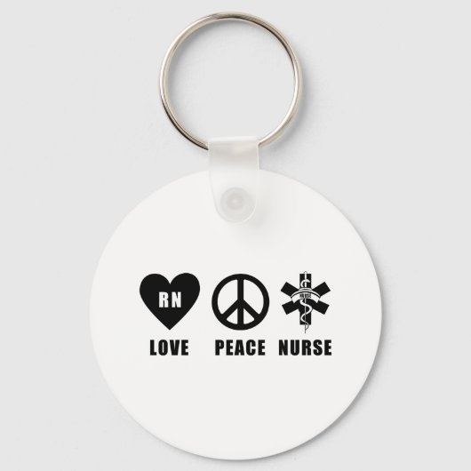 Porte-clés Love Peace RN (Recto)