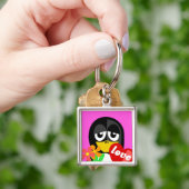 PORTE-CLÉS LOVE PENGUIN (main)