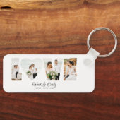 Porte-clés Love Photo Collage 4 Photos Anniversary Gift (Recto)