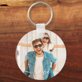 Porte-clés LOVE Photo personnalisée (Recto)