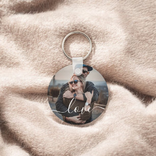 Porte-clés Love Photo Simple