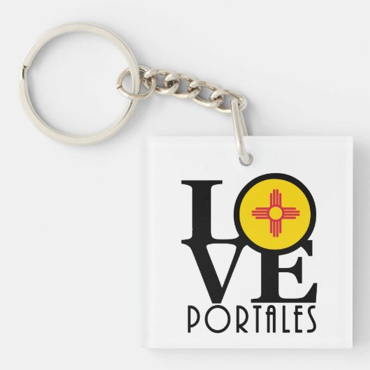 Porte-clés LOVE Portales (Devant)