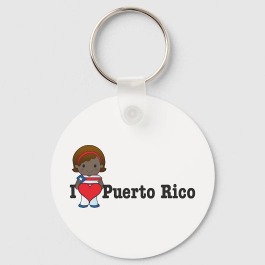 Porte-clés Love Porto Rico (Recto)
