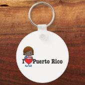 Porte-clés Love Porto Rico (Recto)