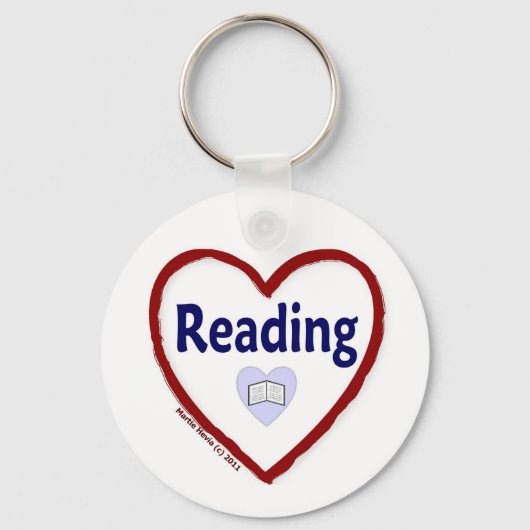 Porte-clés Love Reading (Recto)
