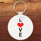 Porte-clés Love Red Heart Cute Valentine's Day Mariages (Recto)