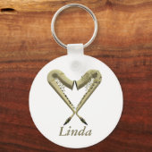 Porte-clés Love Sax Keyring (Recto)